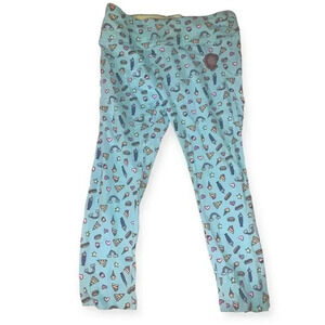 SO crop Leggings junk food print Yoga pant